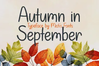 Autumn in September font