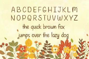 Autumn in September font