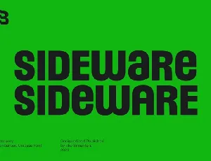 Sideware font