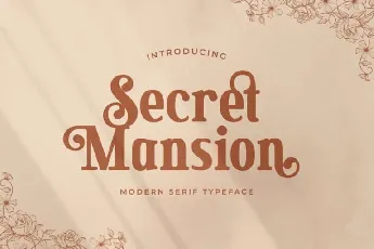 Secret Mansion Typeface font