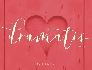 Lovely Dramatis Script font