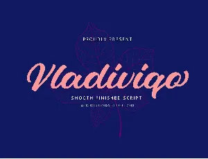 Vladiviqo Script Free font