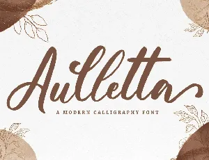 Aulletta font