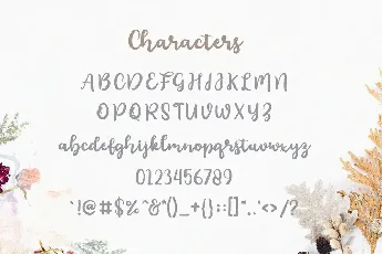 floristy Script font