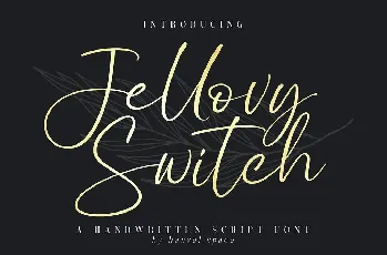 Jellovy Switch font