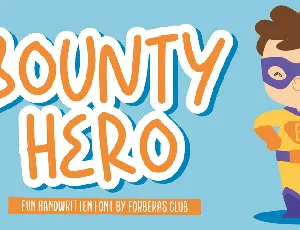 Bounty Hero Demo font