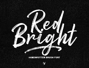 Red Bright Demo font
