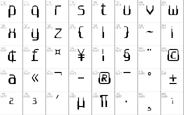 Computer 7 font