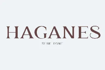 Haganes font