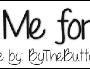 Love Me Forever font