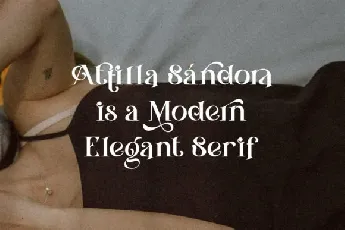 Attilla SÃ·ndora font