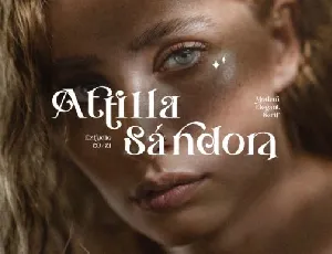 Attilla SÃ·ndora font