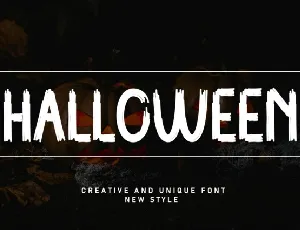 Halloween Display Typeface font