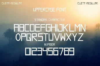 Cleta font