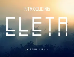 Cleta font