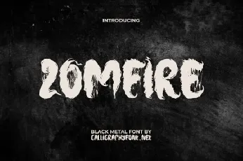 Zomfire font