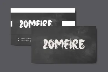 Zomfire font