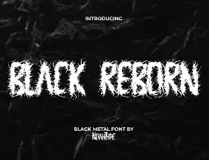 BlackRebornDemo font