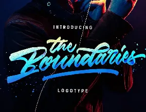 The Boundaries Logotype Free font