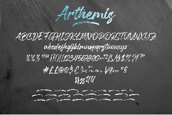 Arthemis font