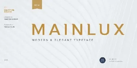 Mainlux font