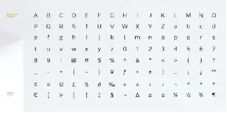 Mainlux font