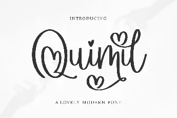 Quimil font