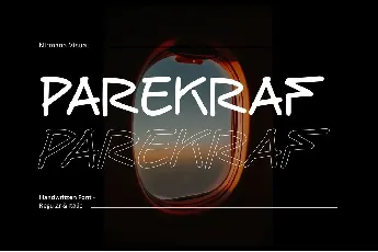 Parekraf - Demo font