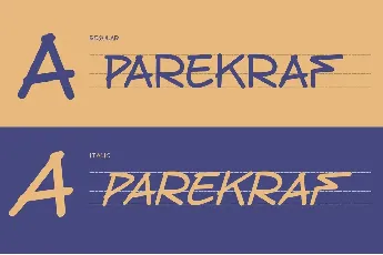 Parekraf - Demo font