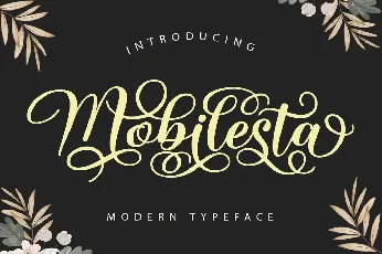 Mobilesta font