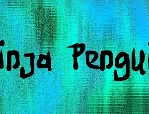 Ninja Penguin font