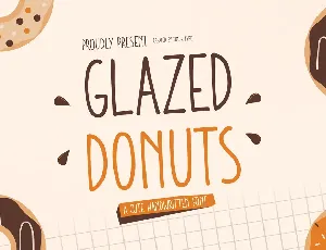 Glazed Donuts font
