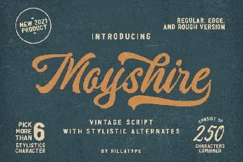 Moyshire Script font