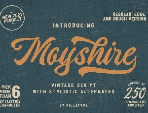 Moyshire Script font