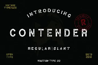 Contender Vintage font