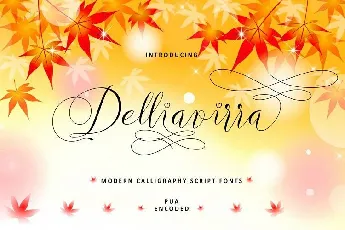 Delliavirra font