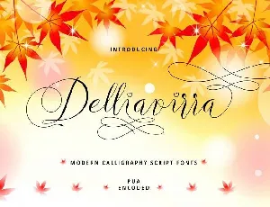 Delliavirra font