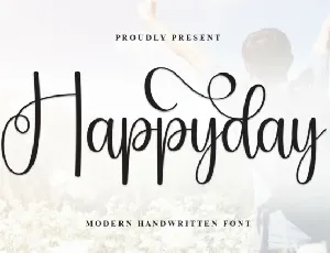 Happyday Script font