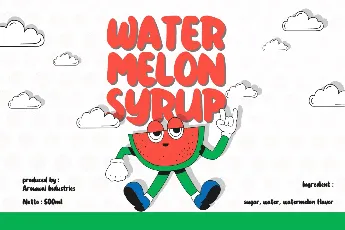 Watermelon Sugar Display font