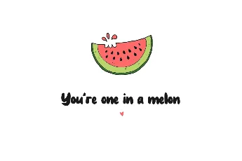 Watermelon Sugar Display font