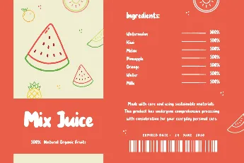 Watermelon Sugar Display font