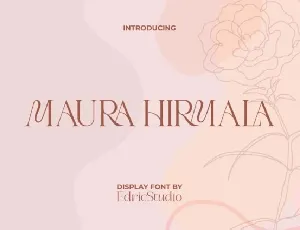 Maura Hirmala font