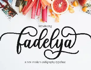 Fadelya Script font