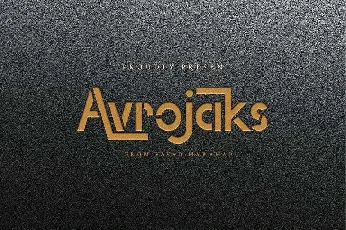 Avrojaks font