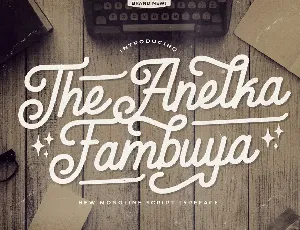 Anelka Fambuya font