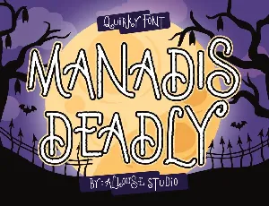 Manadis Deadly Demo Version font