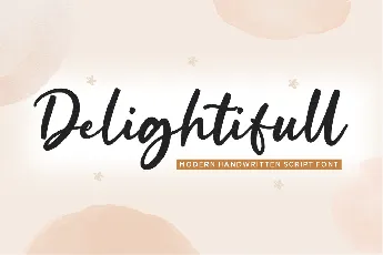 Delightifull font