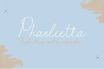 Pharlietta Demo font