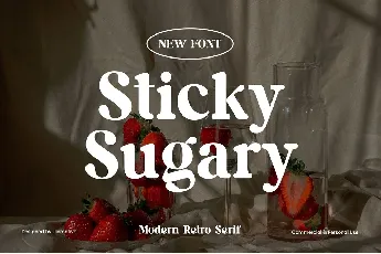 Sticky Sugary font