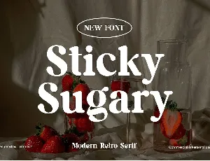 Sticky Sugary font